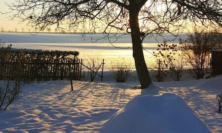 Lichtstimmung in einer Schneelandschaft © Frank Wollmann