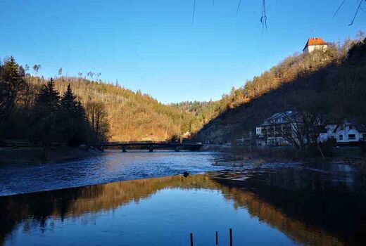 Saale bei Ziegenrück © Frank Wollmann