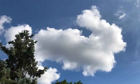 Wolke in Hasenform © Ina Lilie